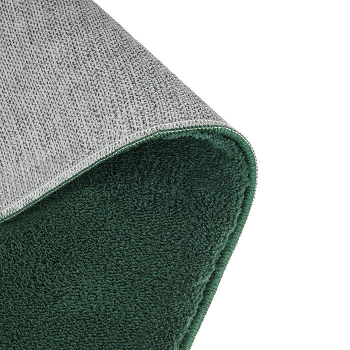 tectake® Kortpolig vloerkleed Soft Zone 80 x 150 cm - Groen