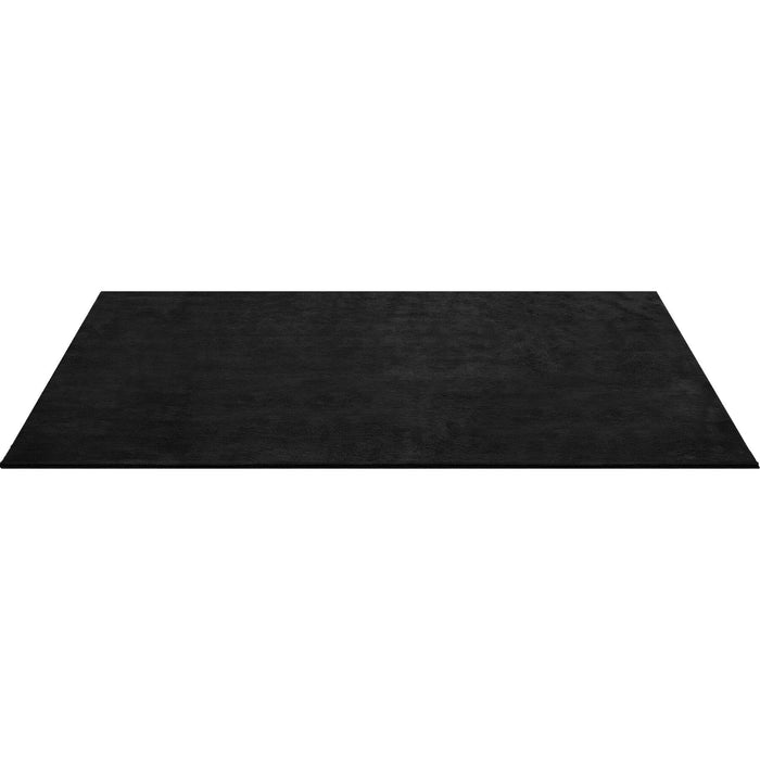 tectake® Kortpolig vloerkleed Soft Zone 200 x 290 cm - Zwart