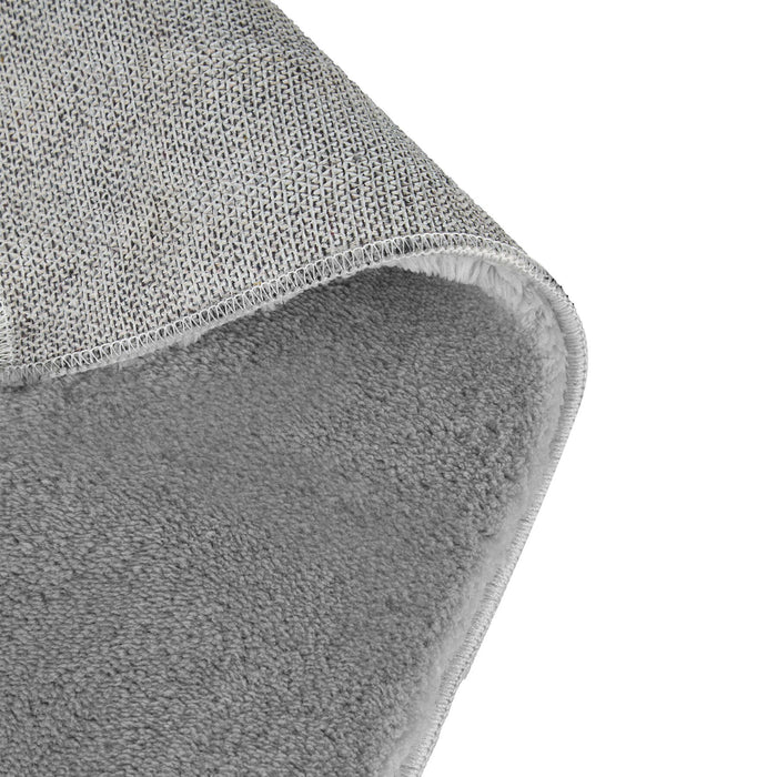 tectake® Kortpolig vloerkleed Soft Zone 200 x 290 cm - Grijs