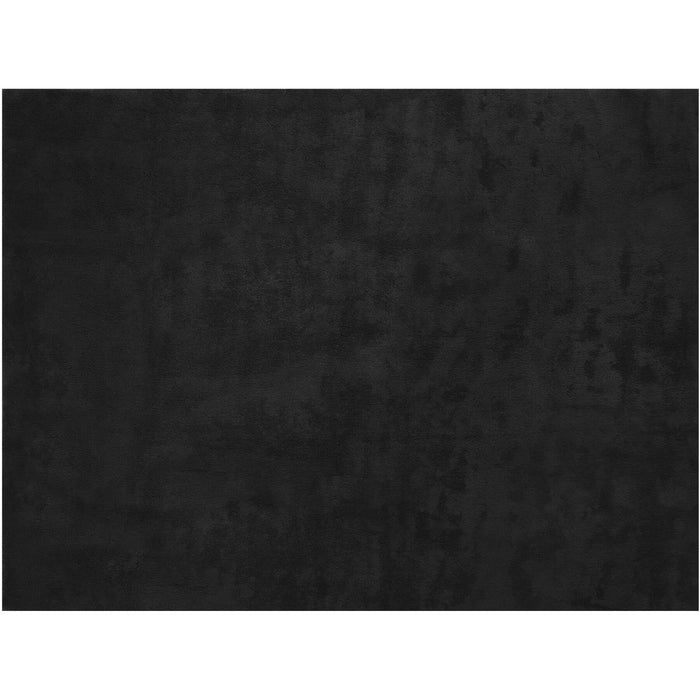 tectake® Kortpolig vloerkleed Soft Zone 160 x 230 cm - Zwart