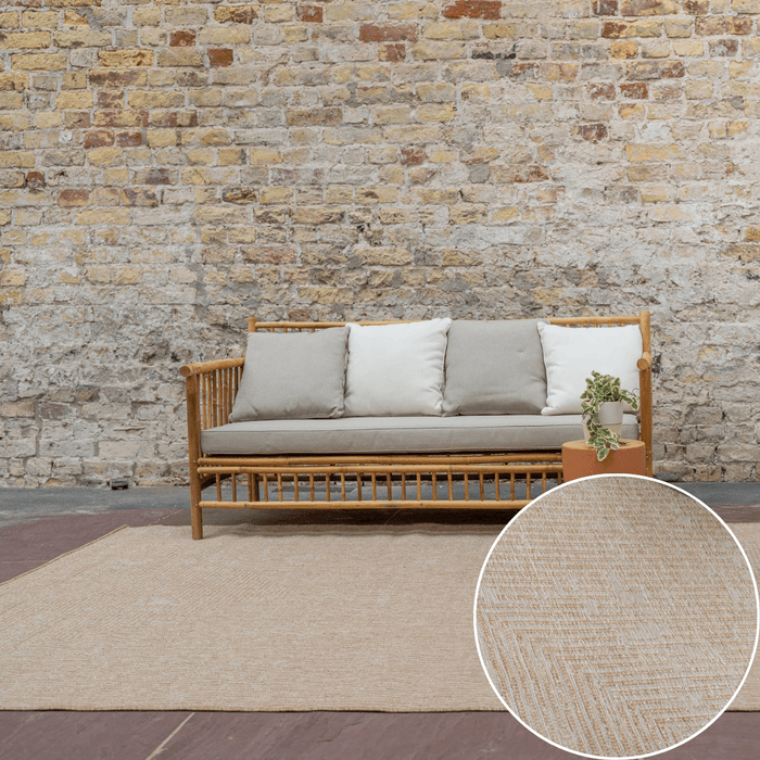 Interieur05 Jute buitenkleed Naturel Lines - 240 x 340 cm