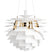 PH Artichoke hanglamp Ø600 Brass Metallised Soft White