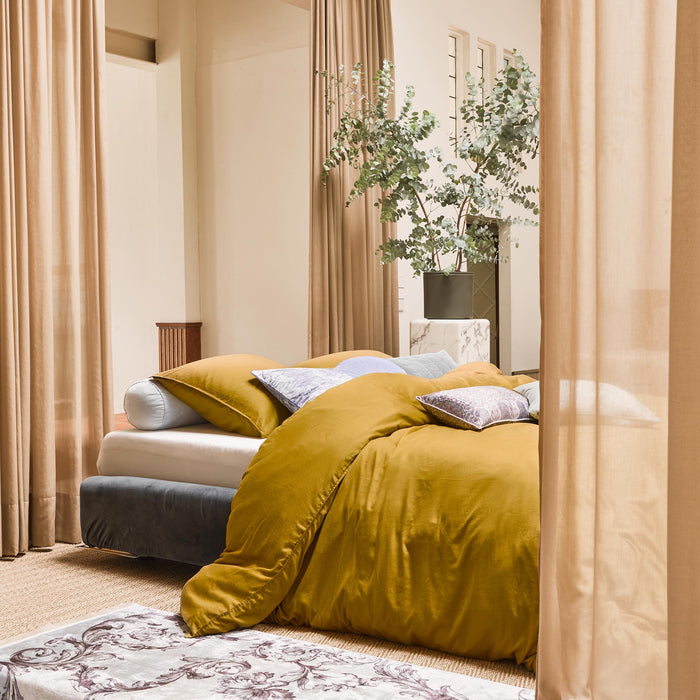 Essenza Minte Dekbedovertrek 140 x 220 cm - Olive