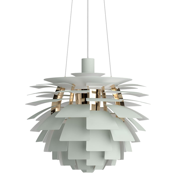 PH Artichoke hanglamp Ø480 Brass Metallised Dusty Green