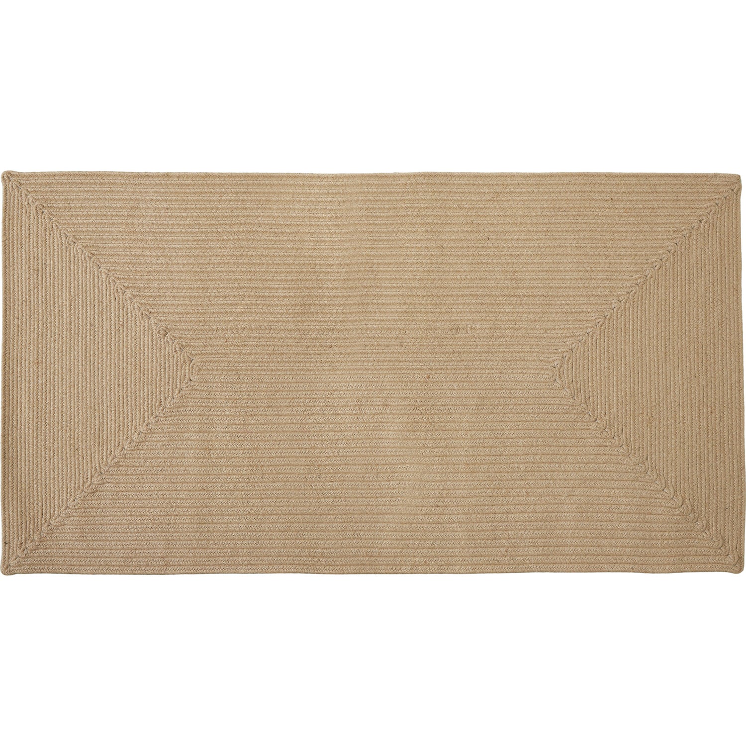 tectake® Gevlochten vloerkleed Vibe van jute, boho-stijl 80 x 150 cm
