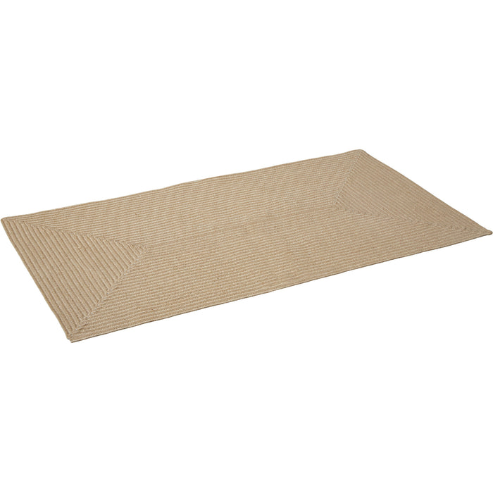 tectake® Gevlochten vloerkleed Vibe van jute, boho-stijl 80 x 150 cm