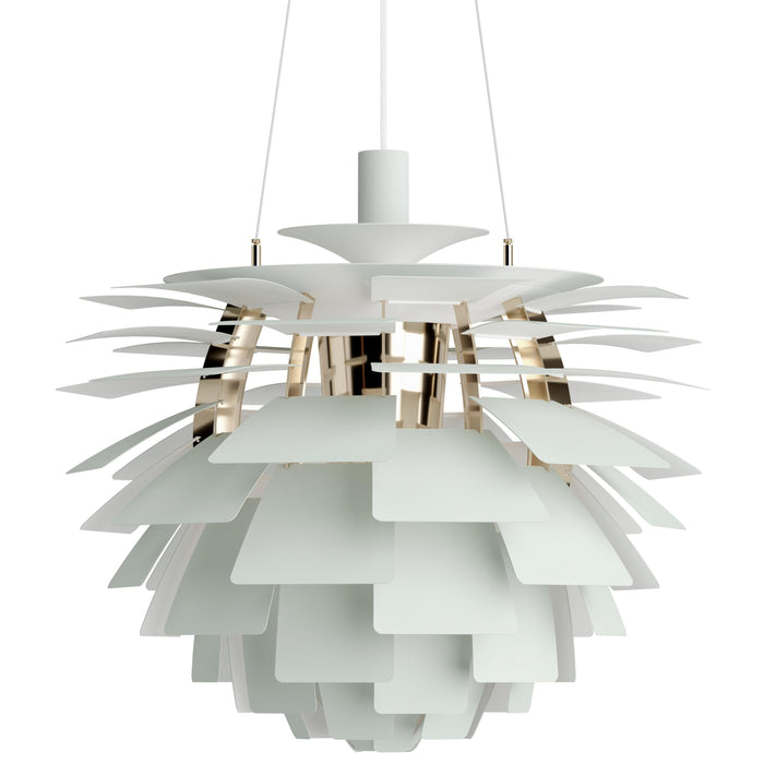 PH Artichoke hanglamp Ø600 Brass Metallised Dusty Green