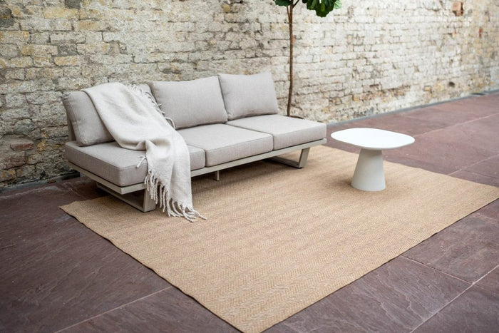 Interieur05 Jute buitenkleed Naturel ZigZag - 240 x 340 cm