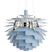 PH Artichoke hanglamp Ø600 Brass Metallised Dusty Blue