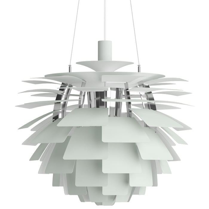 PH Artichoke hanglamp Ø600 Chrome Plated Dusty Green