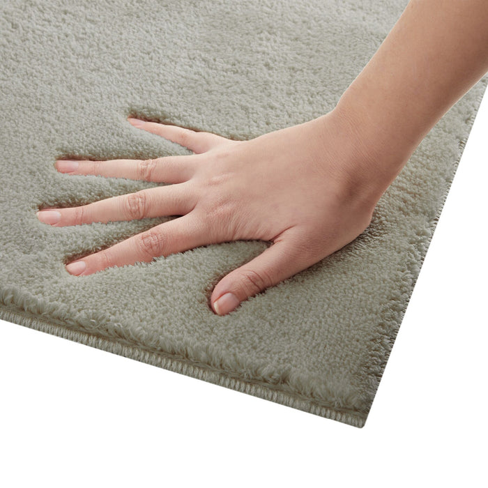 tectake® Kortpolig vloerkleed Soft Zone 60 x 110 cm - Zandkleur