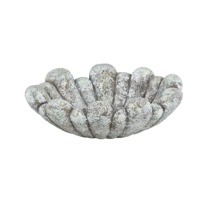 PTMD Bloempot Minter - 35x25x12 cm - Cement - Grijs