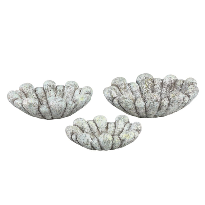 PTMD Bloempot Minter - 35x25x12 cm - Cement - Grijs