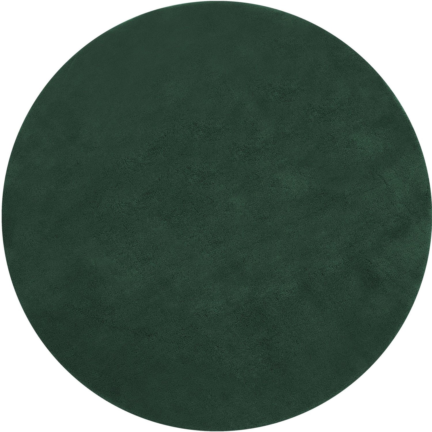 tectake® Kortpolig vloerkleed Soft Zone Ø 120 cm - Groen