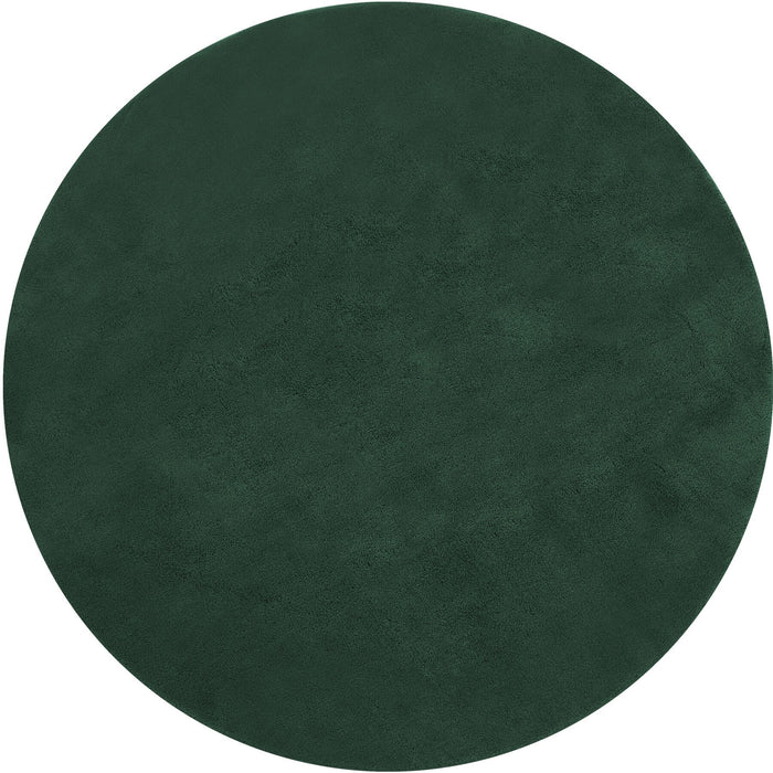tectake® Kortpolig vloerkleed Soft Zone Ø 120 cm - Groen