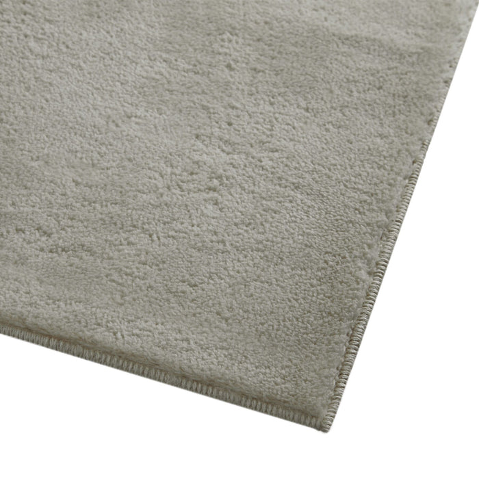 tectake® Kortpolig vloerkleed Soft Zone 60 x 110 cm - Zandkleur