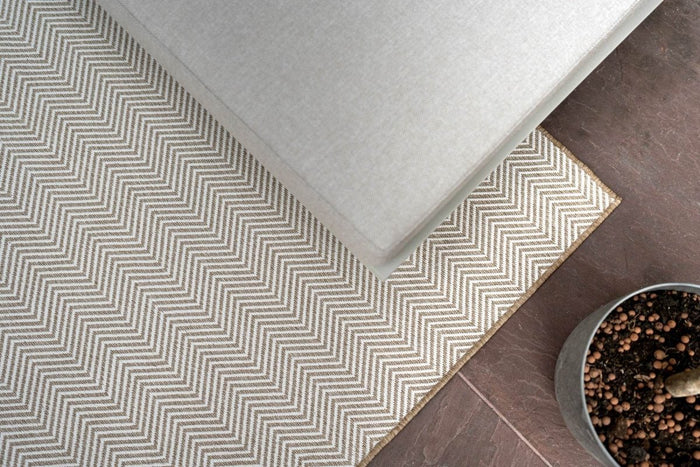 Interieur05 Jute buitenkleed Naturel ZigZag - 200 x 290 cm