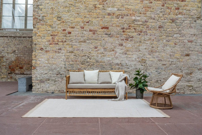 Interieur05 Jute buitenkleed Naturel Border - 200 x 290 cm