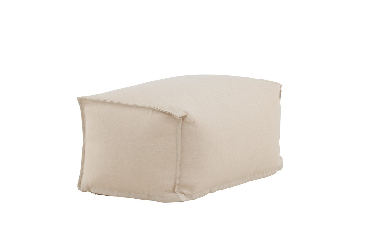 Rebellenclub Fichi Loungekussen Hocker - Beige