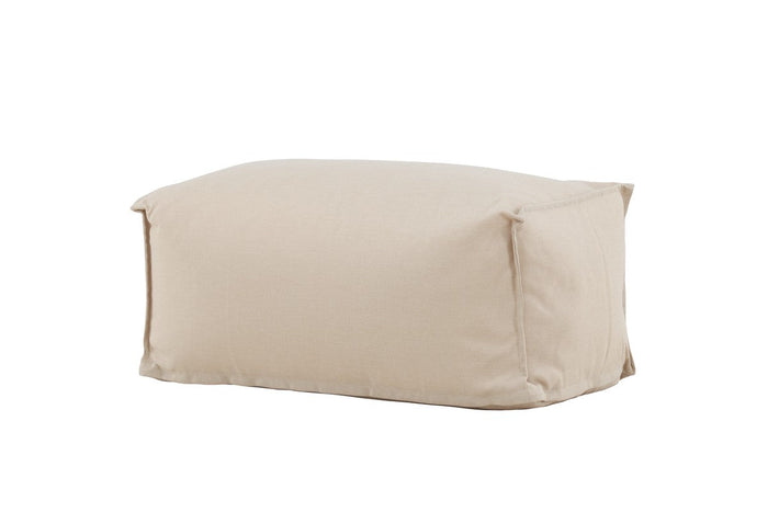 Rebellenclub Fichi Loungekussen Hocker - Beige