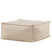 Rebellenclub Timo Loungebank Module Hocker- Beige