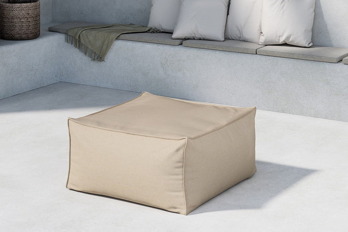 Rebellenclub Timo Loungebank Module Hocker- Beige
