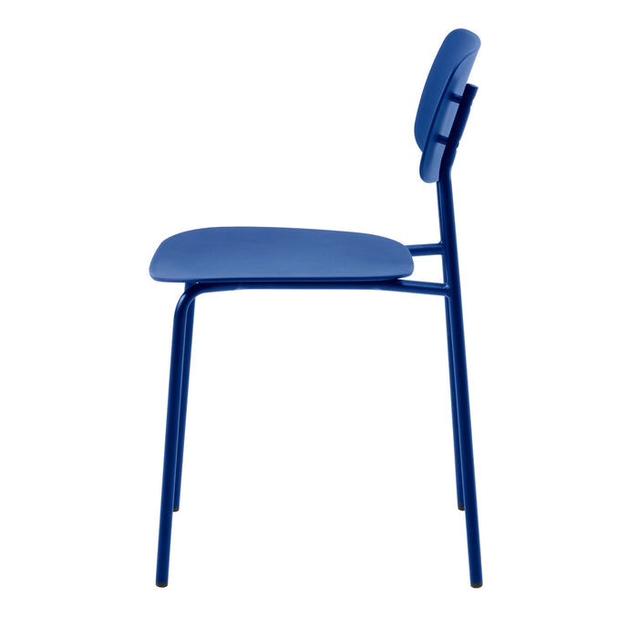 Rebellenclub Strom Eetkamerstoel - Set van 4 - Blauw