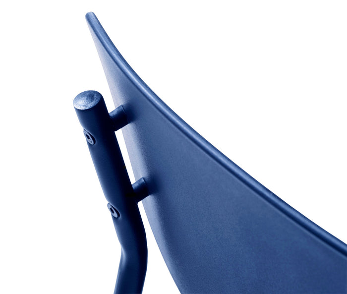 Rebellenclub Strom Eetkamerstoel - Set van 4 - Blauw