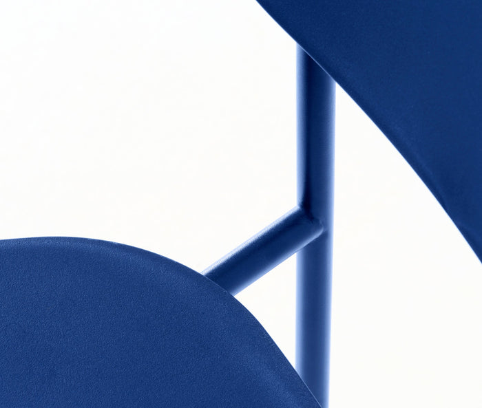 Rebellenclub Strom Eetkamerstoel - Set van 4 - Blauw