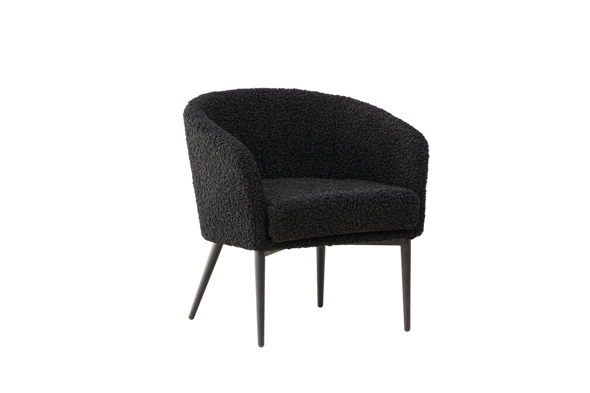 Rebellenclub Minerva Fauteuil - Zwart