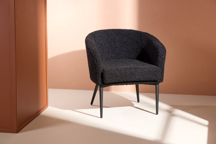 Rebellenclub Minerva Fauteuil - Zwart