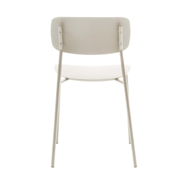 Rebellenclub Strom Eetkamerstoel - Set van 4 - Greige