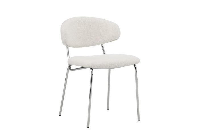 Rebellenclub Otti Eetkamerstoel - Set van 2 - Wit