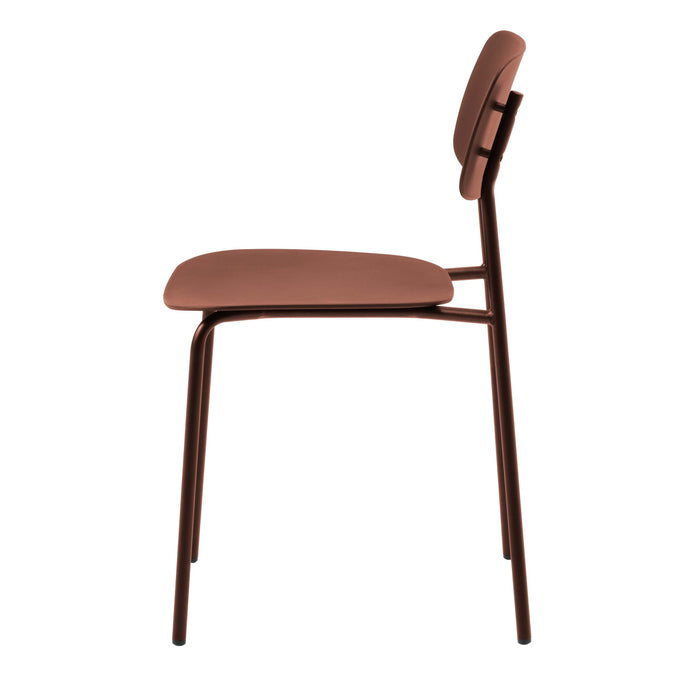 Rebellenclub Strom Eetkamerstoel - Set van 4 - Terracotta