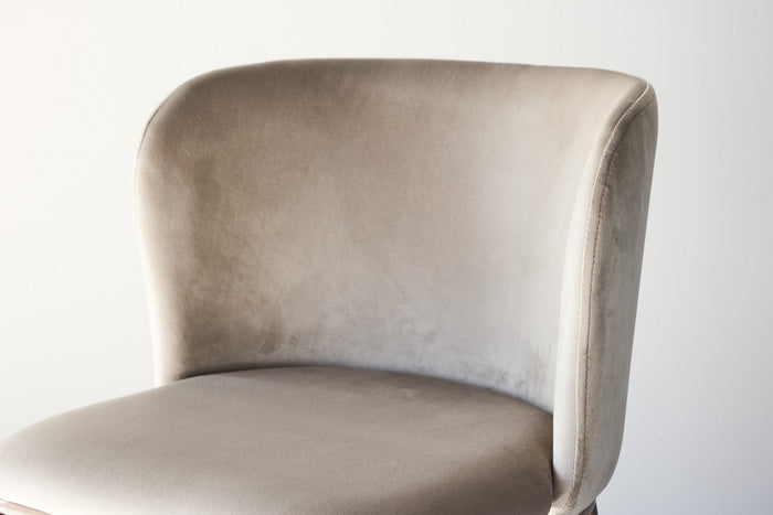 Rebellenclub Ika Eetkamerstoel - Set van 2 - Beige Velours