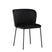Rebellenclub Ika Eetkamerstoel - Set van 2 - Zwart