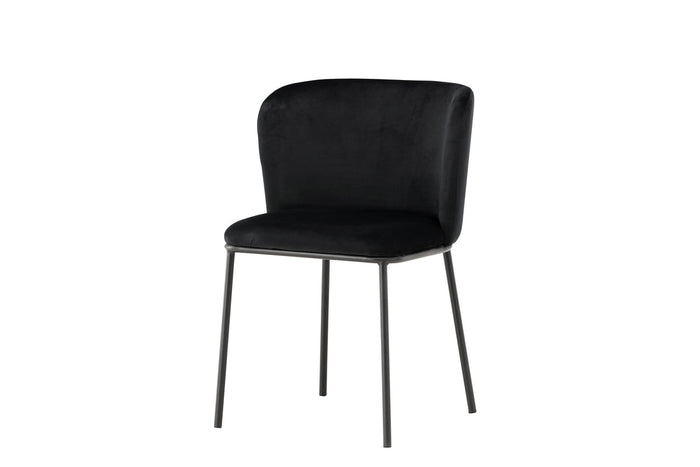 Rebellenclub Ika Eetkamerstoel - Set van 2 - Zwart