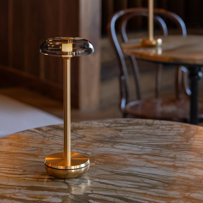 Humble Air Oplaadbare Tafellamp - Gold Smoked