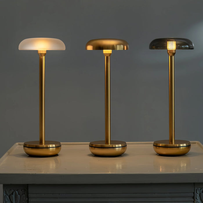 Humble Air Oplaadbare Tafellamp - Gold Smoked