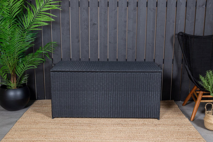 Rebellenclub Haven Kussen Opbergbox - 130 x 60 cm - Zwart