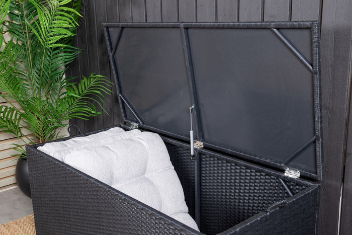 Rebellenclub Haven Kussen Opbergbox - 130 x 60 cm - Zwart