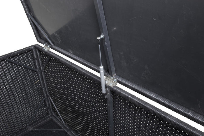 Rebellenclub Haven Kussen Opbergbox - 130 x 60 cm - Zwart