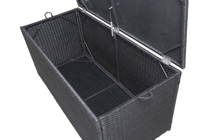 Rebellenclub Haven Kussen Opbergbox - 130 x 60 cm - Zwart