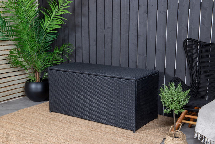 Rebellenclub Haven Kussen Opbergbox - 130 x 60 cm - Zwart