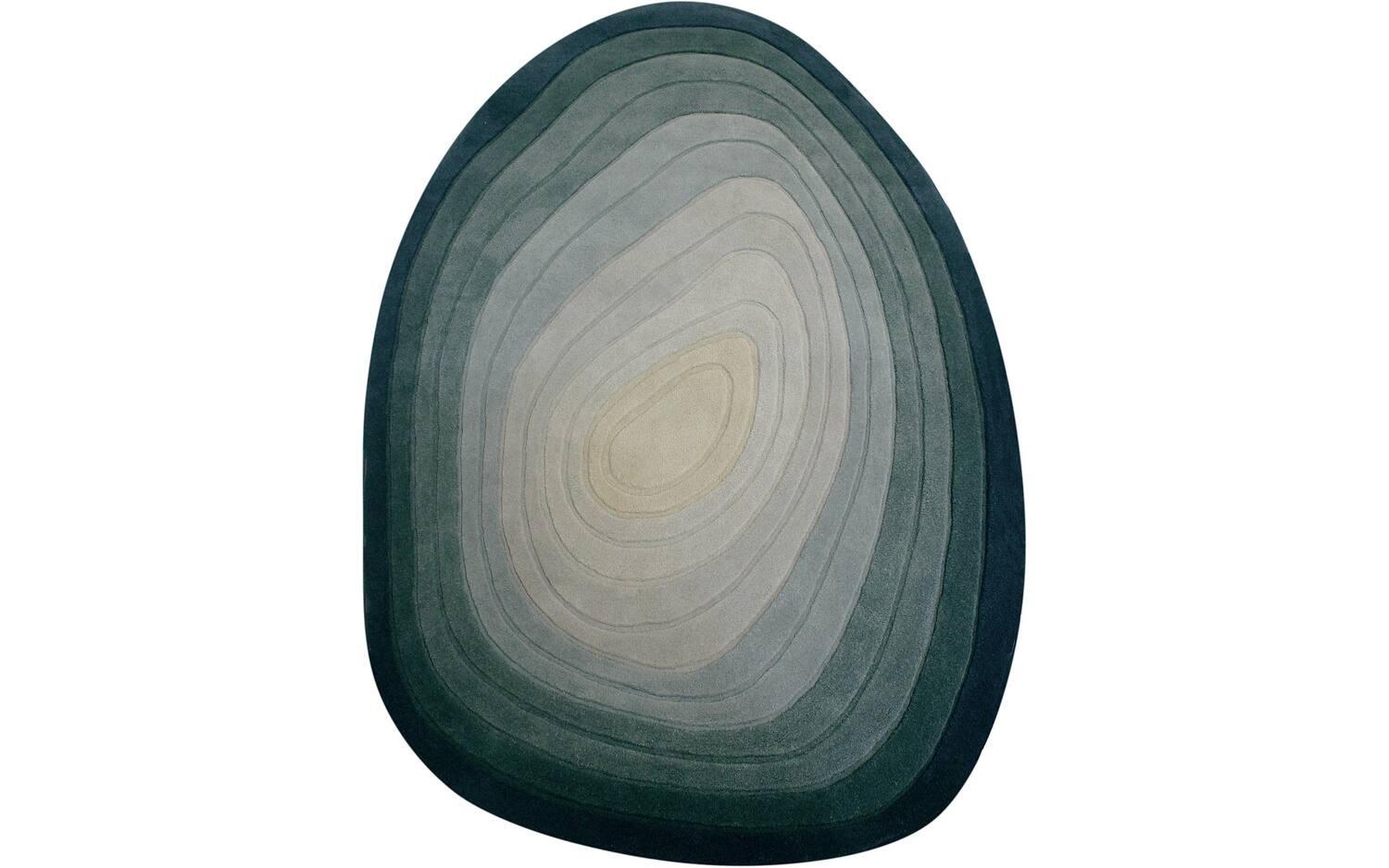 Goossens Vloerkleed Pebbel in Ombre blue (pebble)