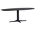 Giga Meubel - Eettafel Deens Ovaal - Zwart - 200cm - Eettafel Raoul