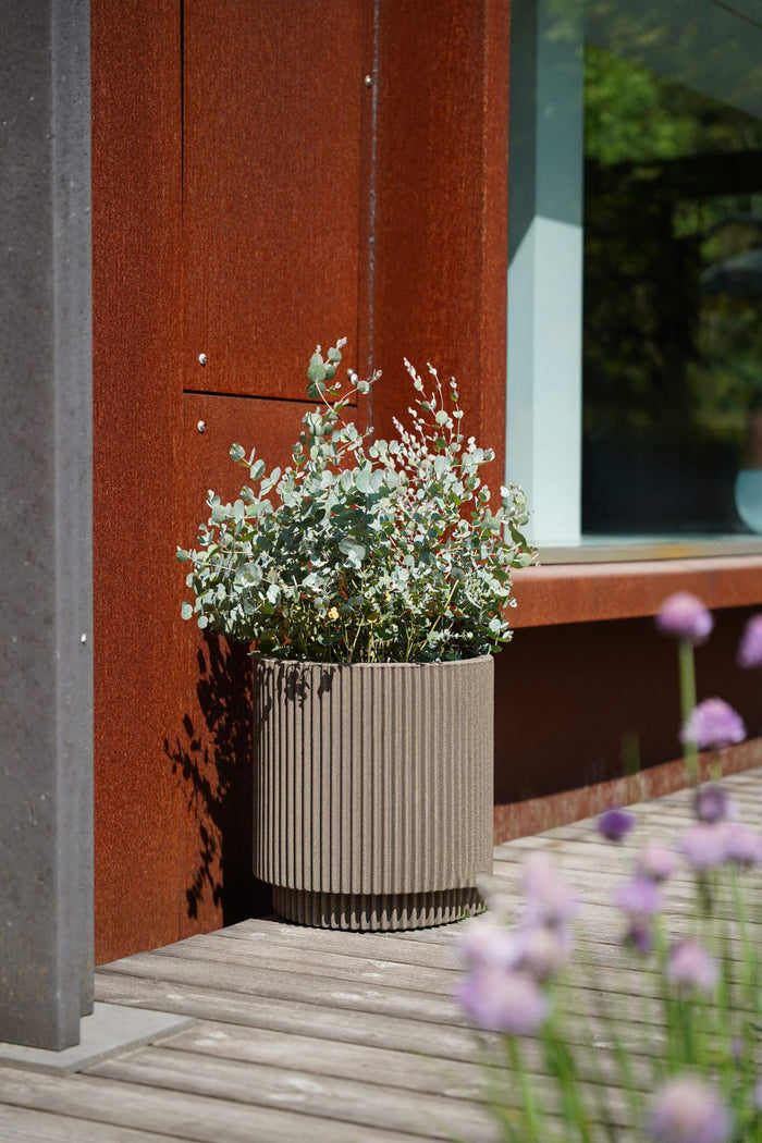 Capi Europe - Vaas cilinder Groove NL - 35x38 - Zwart