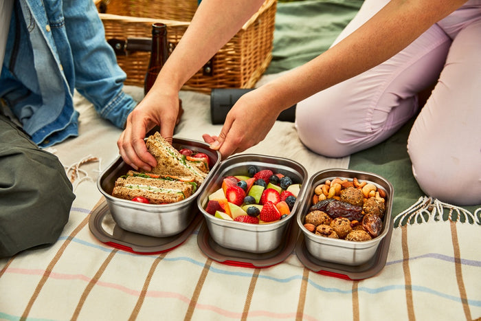 Black+Blum RVS Vershoudbakjes Set - Mix (S|M|L)