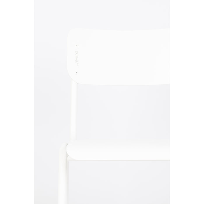 Zuiver Back To School Tuinstoel Wit - Set van 2