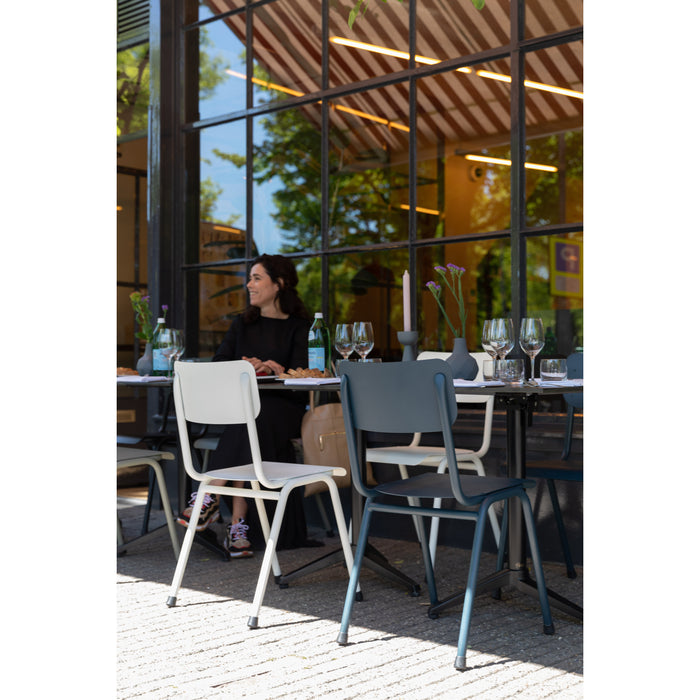 Zuiver Back To School Tuinstoel Wit - Set van 2